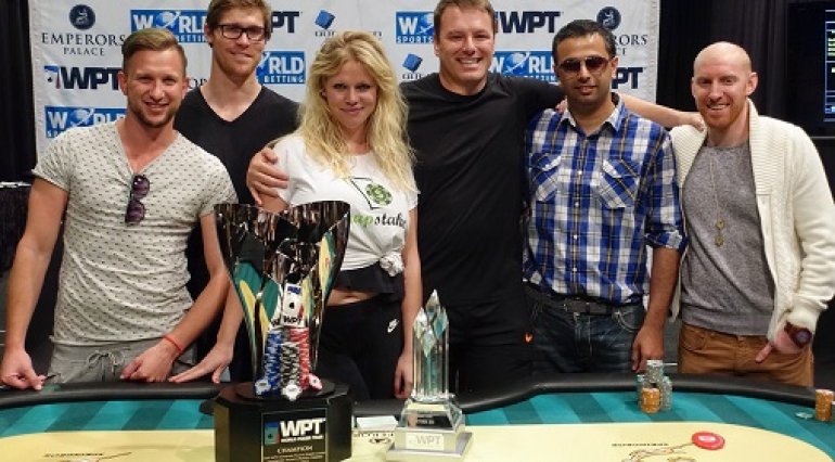 The six finalists WPT Emperors Palace Poker Classic